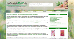 Desktop Screenshot of heilmittel-natur.de