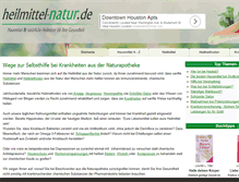 Tablet Screenshot of heilmittel-natur.de